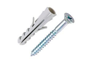 Kit parafuso e bucha 8mm com 6 unidades